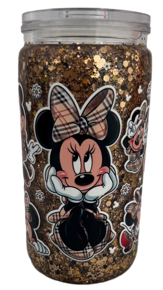 Minnie Mouse- 16oz Glitter Snowglobe