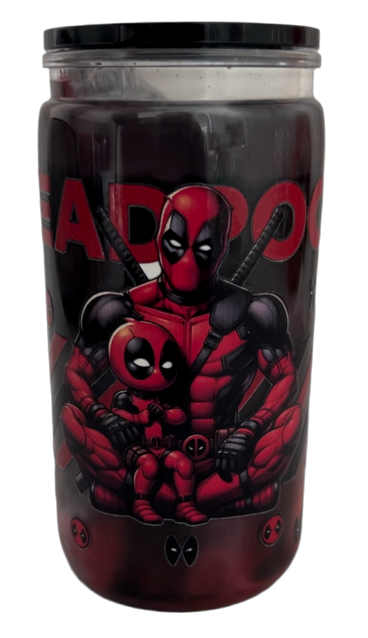 Deadpool- 16oz Milshake Snowglobe